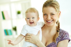 Life Insurance- Happy Mom and Baby